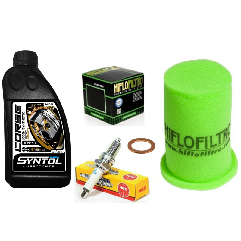 Triumph Tiger 1050 (2007-2013) K&N Oil Filter & Motul 5000 Service Kit 1