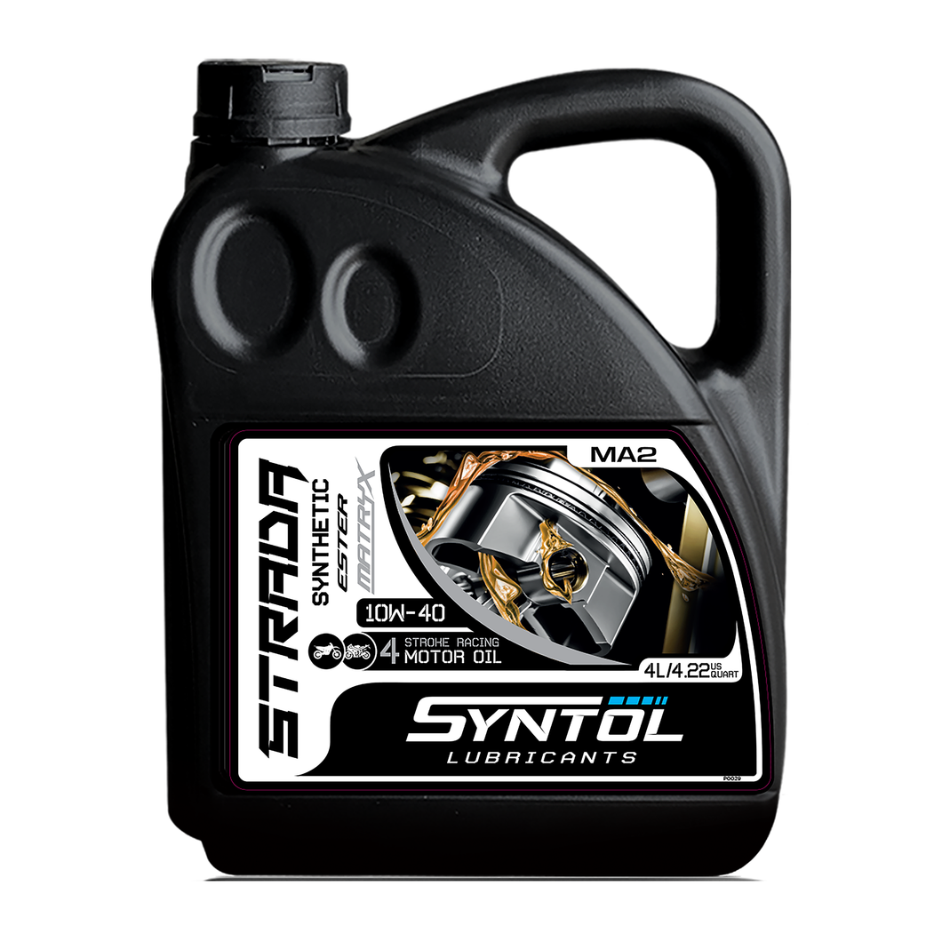 4 Litre Syntol Strada 4T 10W-40 Synthetic Oil