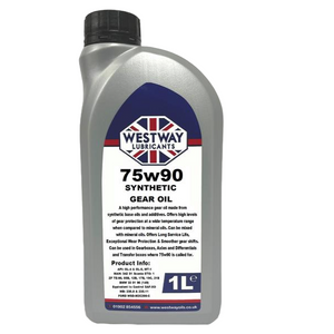 75w90 Synthetic gear oil 1L (Westway Lubricants)