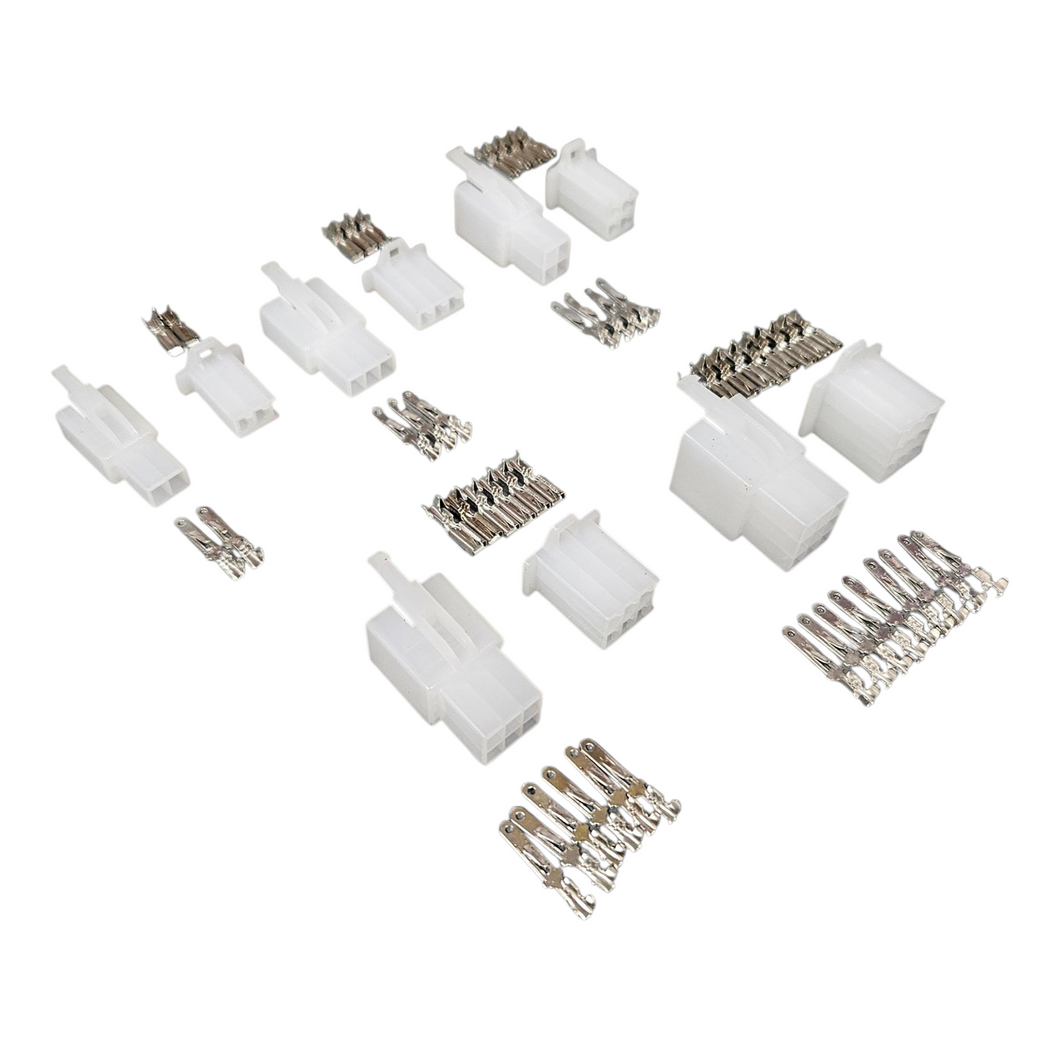 Wiring connectors (2 pin up to 9-pin)