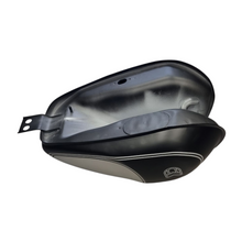 Load image into Gallery viewer, Petrol Tank 17L (Matt Black with Silver Striping)