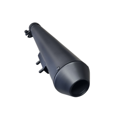 Matt Black Exhaust Can (Mutt 125 & 250)
