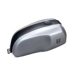 Petrol Tank 12L Mutt Akita (Silver with Black Stripe)