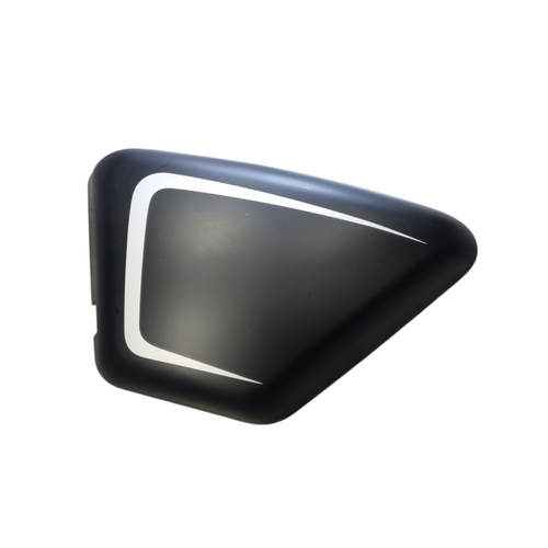 Left Side Panel Matt Black With White/Silver Decal (Grade B)