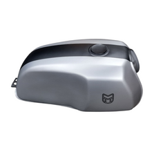 Load image into Gallery viewer, Petrol Tank 12L Mutt Akita (Silver with Black Stripe)
