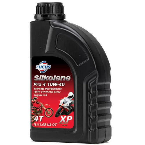 1L Silkolene Fully Synthetic Motorcycle Oil 10w40 PRO 4