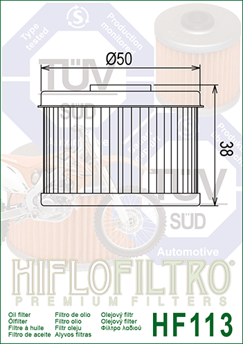 HF113 Oil Filter – RBMCSTORE