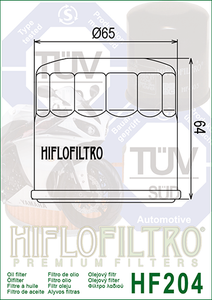 HF204 Oil Filter