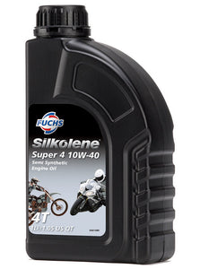 1L Silkolene Motorcycle Oil 10w40 Super 4