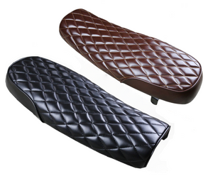 Motorcycle Classic Seat diamond stitched (various colours)