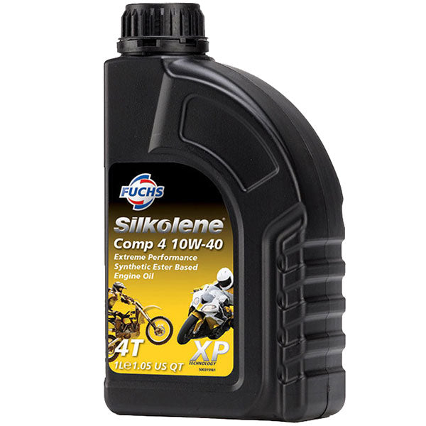 1L Silkolene Performance Motorcycle Oil 10w40 Comp 4