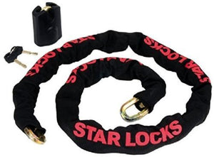 Star Lock Padlock & Chain 1.2m